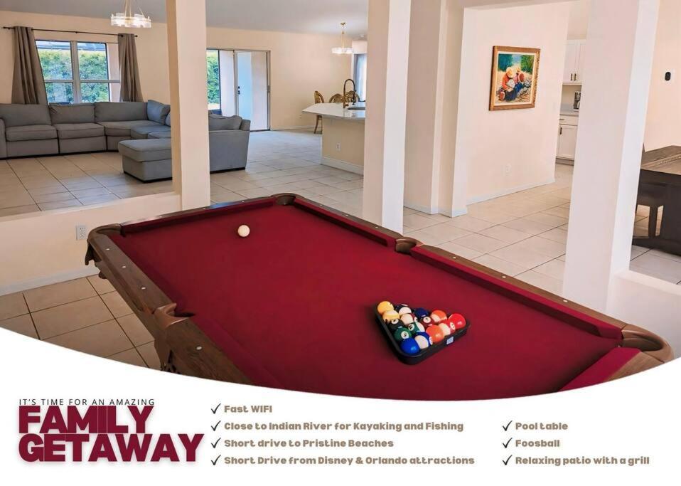 Spacious Family Retreat - Pet Friendly Vero Beach Dış mekan fotoğraf